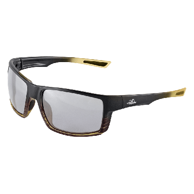 Wahoo Performance Polarized Sunglasses - Matte Gray/Brown with Gold Mirror  