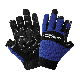 Gripster® Sport+ Synthetic Leather Palm Performance Mechanics Style Fingerless Gloves with a Spandex Back - SG9001NF