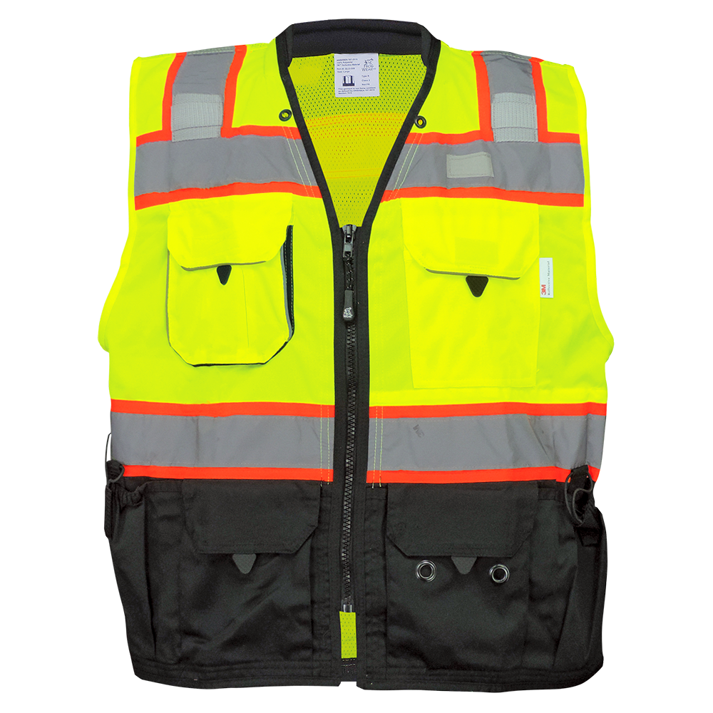GLO-099 - FrogWear HV - Premium High-Visibility Surveyors Safety Vest