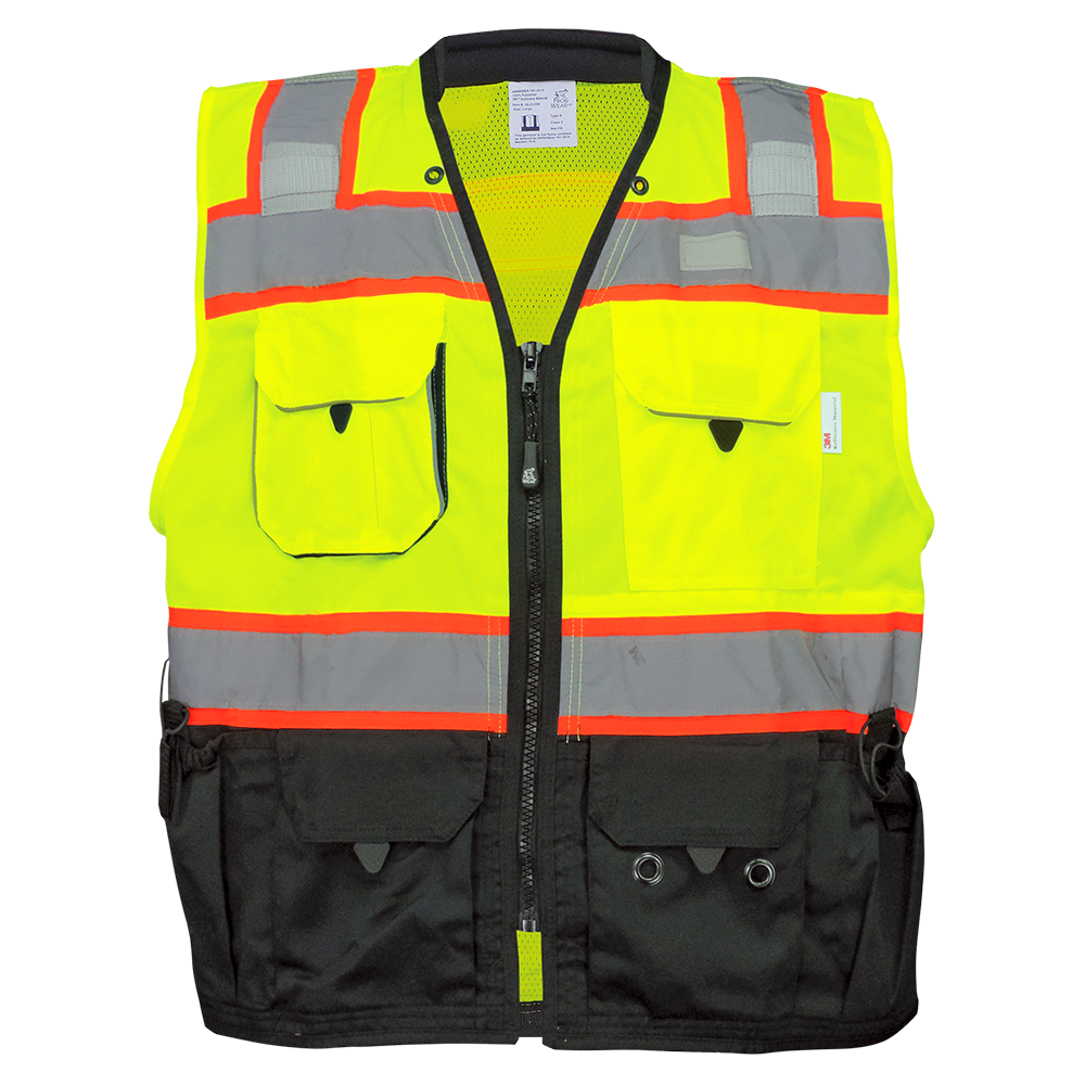 GLO-099 - FrogWear HV - Premium High-Visibility Surveyors Safety Vest GLO-099 - FrogWear HV - Premium High-Visibility Surveyors Safety Vest
