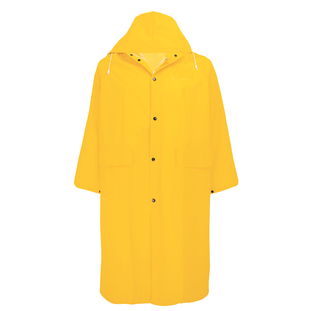 RCB89 - 49-Inch Long PVC Rain Coat RCB89 - 49-Inch Long PVC Rain Coat