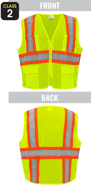 GLO-0035 - FrogWear® HV - Lightweight Mesh Surveyor's Safety Vest