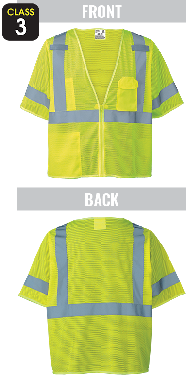 GLO-011FR - FrogWear® HV - Self-Extinguishing High-Visibility Short Sleeve Vest