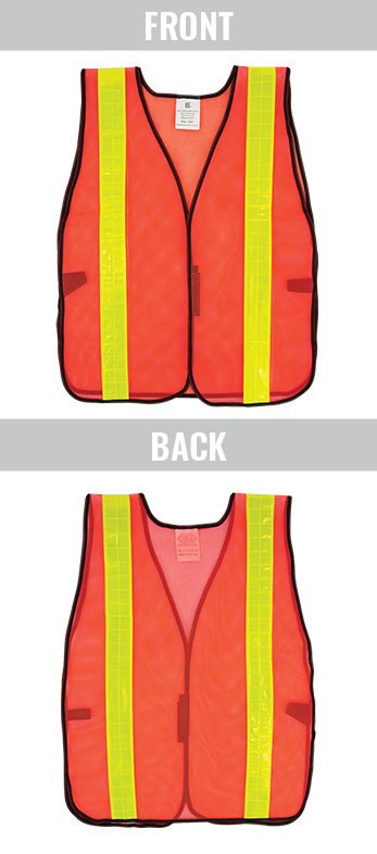 GLO-10-2IN - FrogWear® HV- Economy High-Visibility Mesh Safety Vest