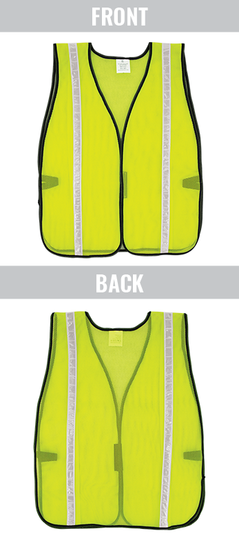 GLO-10-G-1IN - FrogWear® HV- Economy High-Visibility Mesh Safety Vest