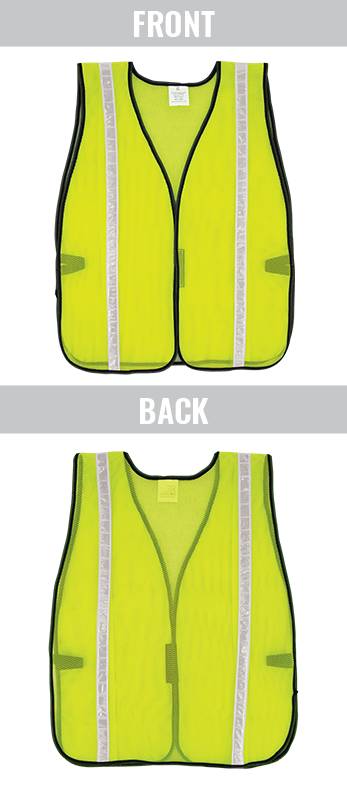 GLO-10-G-1IN - FrogWear® HV- Economy High-Visibility Mesh Safety Vest