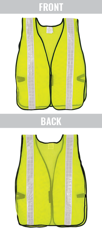 GLO-10-G-2IN - FrogWear® HV- Economy High-Visibility Mesh Safety Vest