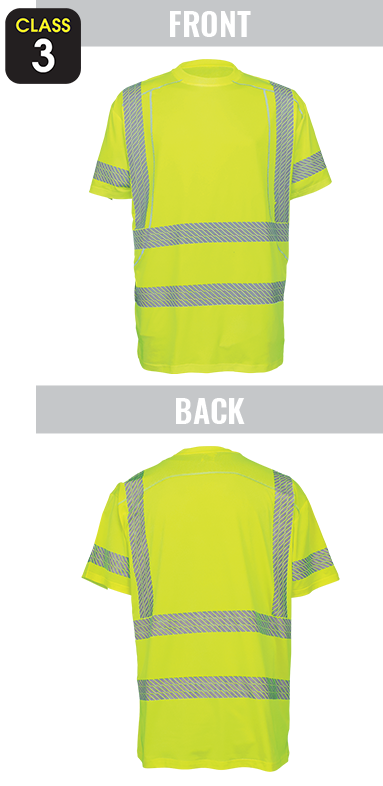 GLO-205 - FrogWear® HV - High-Visibility High Performance Stretch Short Sleeved Shirt