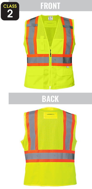 GLO-W0037 - FrogWear® HV - Women's Fitted High-Visibility Surveyors Safety Vest
